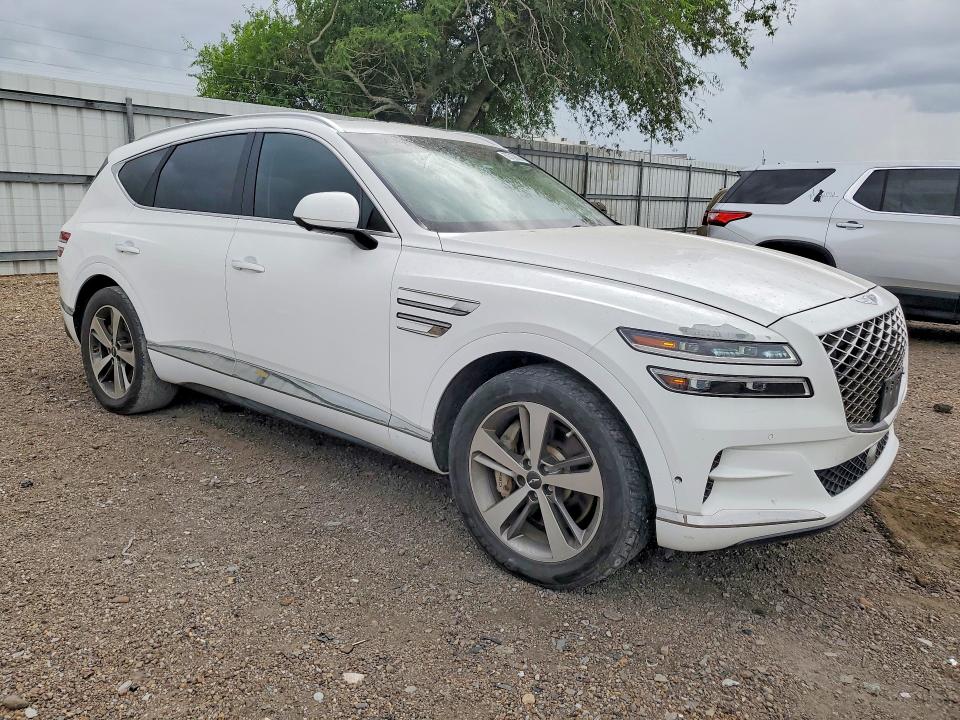 2021 Genesis Gv80 VIN KMUHCESC2MU048965 COPART salvage auction — WATER/FLOOD, Tx - Salvage Title-Flood Damage, sold $9,600 on 2026-07-22 (photo 4)