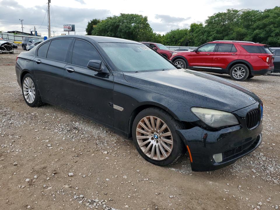 2009 BMW 7 series VIN WBAKA83509CY33950 COPART salvage auction — FRONT END, OK - CERTIFICATE OF TITLE, sold $100 on 2026-07-28 (photo 4)