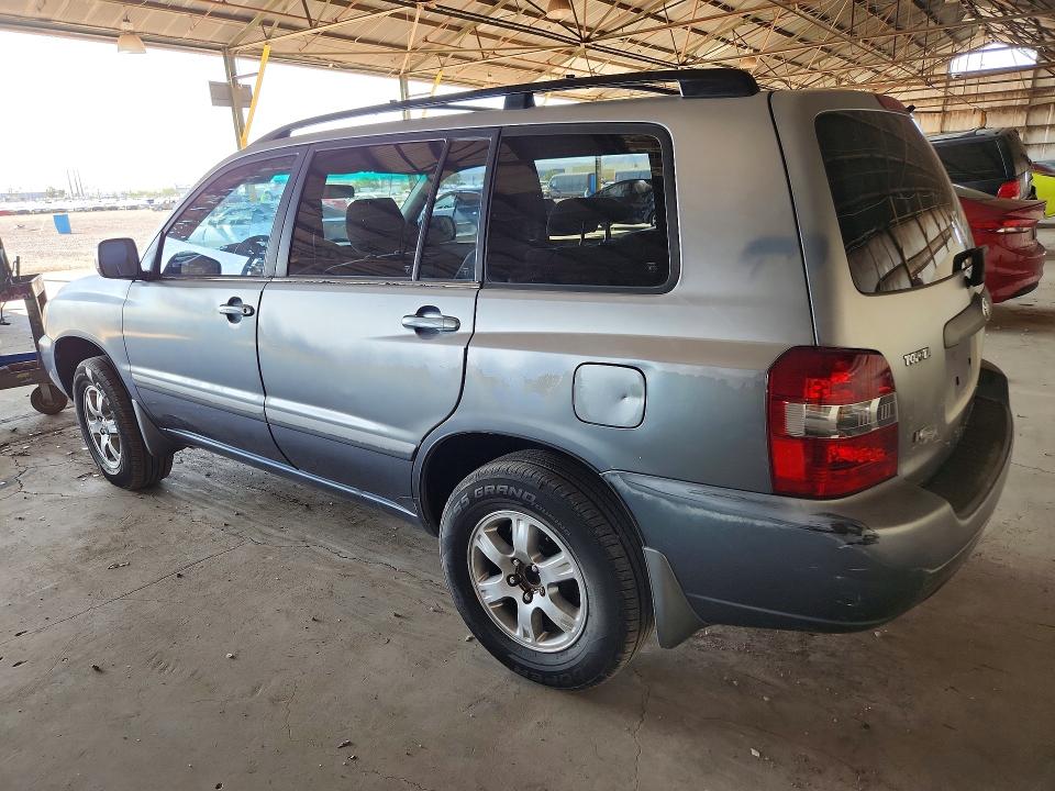 2005 Toyota Highlander VIN JTEDP21A050061464 COPART salvage auction — MINOR DENT/SCRATCHES, Az - Certificate Of Title, sold $2,000 on 2026-07-20 (photo 2)