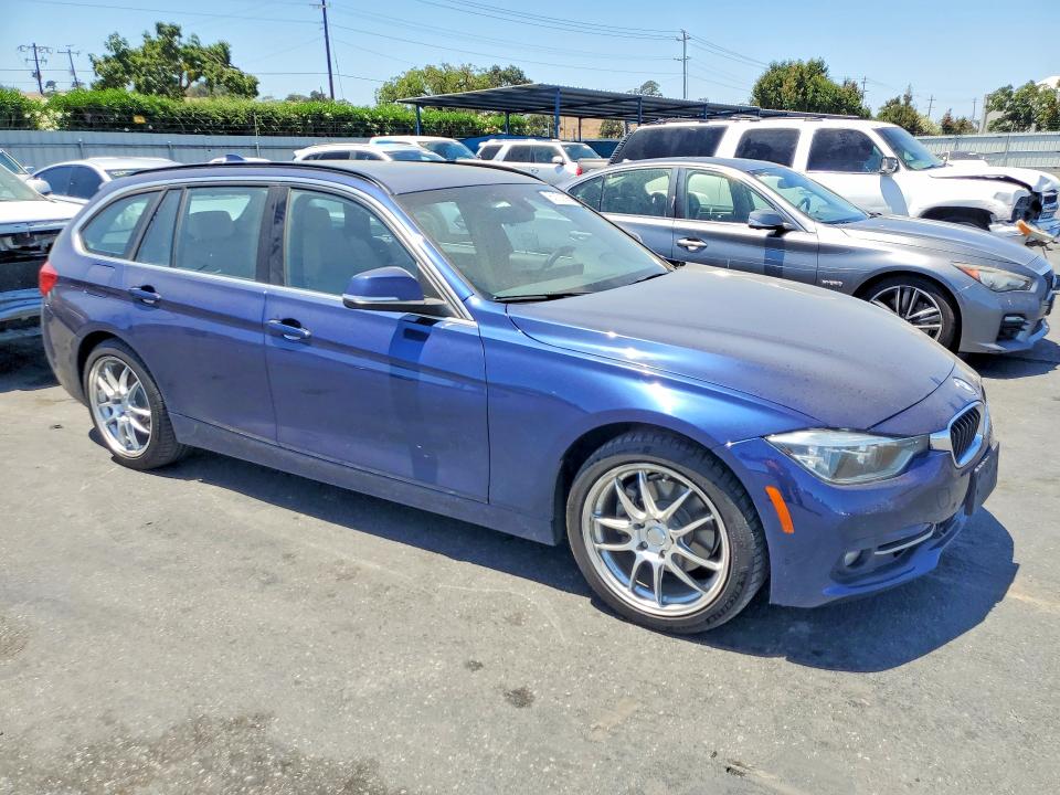 2017 BMW 3er VIN WBA8K3C50HK678878 COPART salvage auction — FRONT END, Ca - Salvage Certificate, sold $3,850 on 2026-07-30 (photo 4)