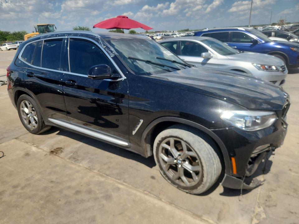 2021 BMW X3 VIN 5UXTY3C01M9H69774 COPART salvage auction — FRONT END, Tx - Certificate Of Title, sold $3,550 on 2026-07-20 (photo 4)