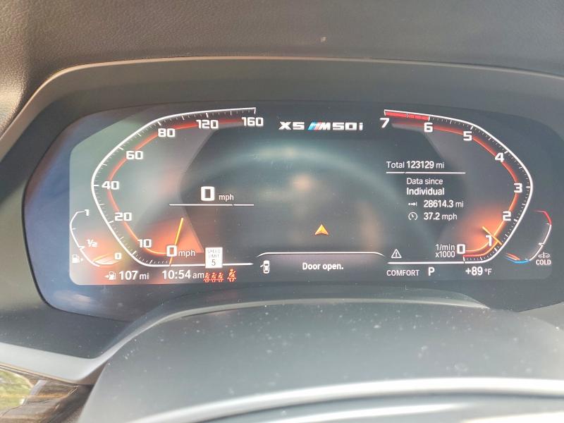 2020 BMW X5 VIN 5UXJU4C01LL227744 COPART salvage auction — NORMAL WEAR, Nc - Certificate Of Title (P), sold $26,000 on 2026-09-09 (photo 9)