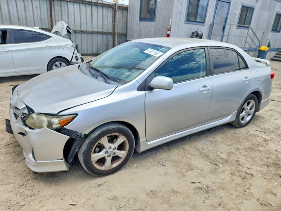 2013 Toyota Corolla VIN 5YFBU4EE5DP207116 COPART salvage auction — FRONT END, Ca - Salvage Certificate, sold $2,250 on 2026-07-30 (photo 1)