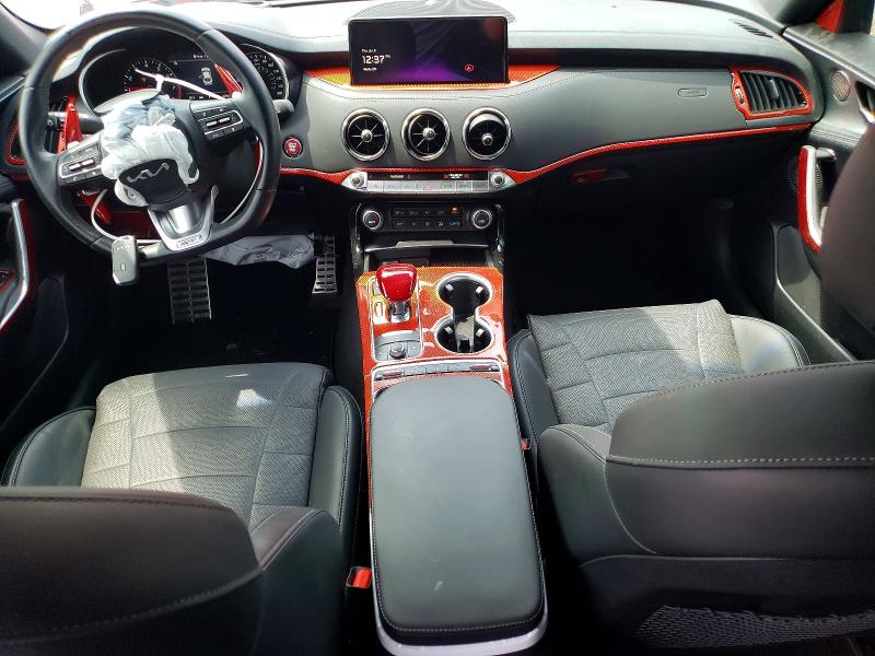 2023 Kia Stinger VIN KNAE55LCXP6130642 COPART salvage auction — FRONT END, Nj - Cert Of Title-Salvage, sold $9,800 on 2026-07-30 (photo 8)
