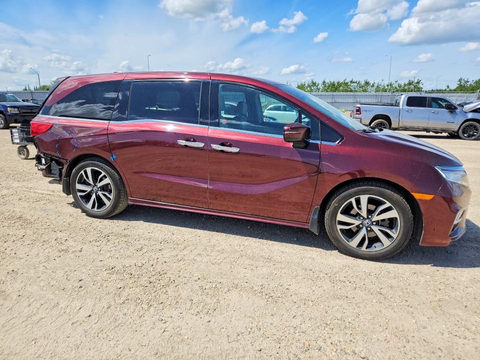 2019 Honda Odyssey VIN 5FNRL6H8XKB506984 COPART salvage auction — REAR END, AB - BOS - SALVAGE, sold $12,400 on 2026-07-09 (photo 4)
