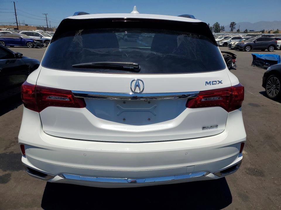 2020 Acura Mdx VIN 5J8YD4H8XLL001119 COPART salvage auction — FRONT END, Ca - Salvage Certificate, sold $3,000 on 2026-07-29 (photo 6)