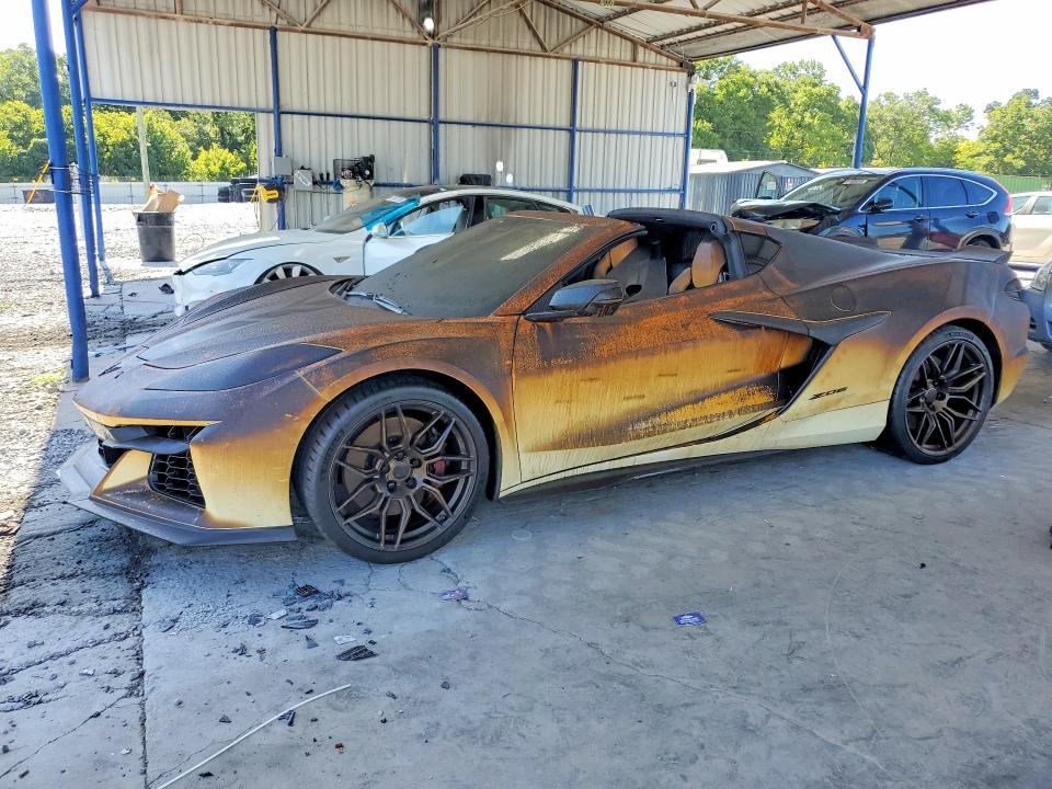 2025 Chevrolet Corvette VIN 1G1YF2D39S5605750 — COPART salvage auction photo