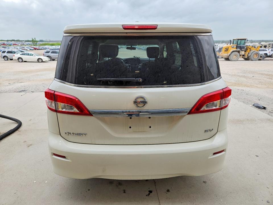 2015 Nissan Quest VIN JN8AE2KP4F9123465 COPART salvage auction — MINOR DENT/SCRATCHES, Ne - Cert Of Title-Salvage, sold $225 on 2026-07-21 (photo 6)