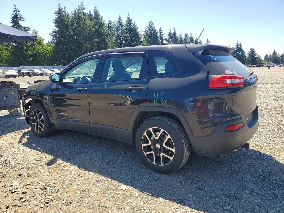 2014 Jeep Cherokee VIN 1C4PJLAS4EW244882 COPART salvage auction — FRONT END, WA - BILL OF SALE, sold $175 on 2026-07-17 (photo 2)