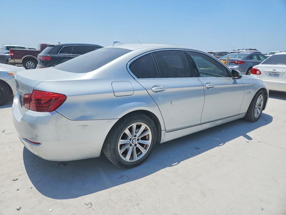 2014 BMW 5er VIN WBA5A7C55ED619645 COPART salvage auction — FRONT END, Tx - Salvage Vehicle Title, sold $2,600 on 2026-08-21 (photo 3)