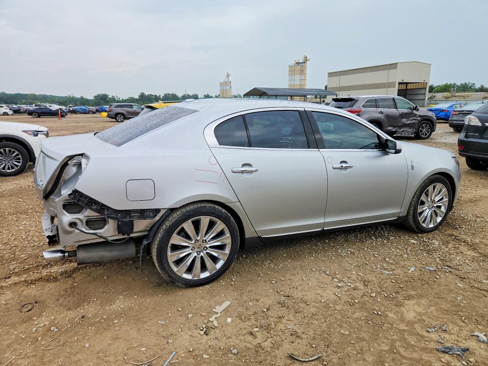 2013 Lincoln Mks VIN 1LNHL9FT1DG615651 COPART salvage auction — REAR END, Salvage Title, sold $2,550 on 2026-09-03 (photo 3)