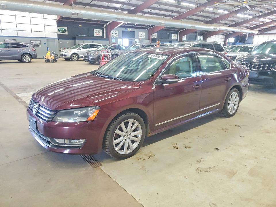 2013 Volkswagen Passat VIN 1VWCN7A36DC149353 COPART salvage auction — MINOR DENT/SCRATCHES, VT - CERTIFICATE OF TITLE (P), sold $3,000 on 2026-07-27 (photo 1)