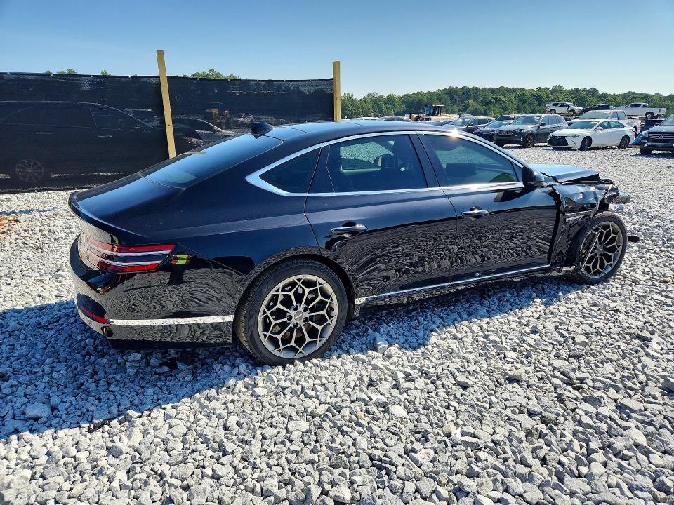 2021 Genesis G80 VIN KMTGC4SD9MU026934 COPART salvage auction — SIDE, Ga - Cert Of Title-Salvage, sold $9,200 on 2026-09-03 (photo 3)