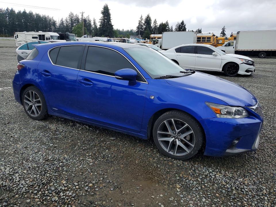 2015 Lexus Ct 200 VIN JTHKD5BH7F2217764 COPART salvage auction — FRONT END, WA - BILL OF SALE, sold $550 on 2026-07-24 (photo 4)