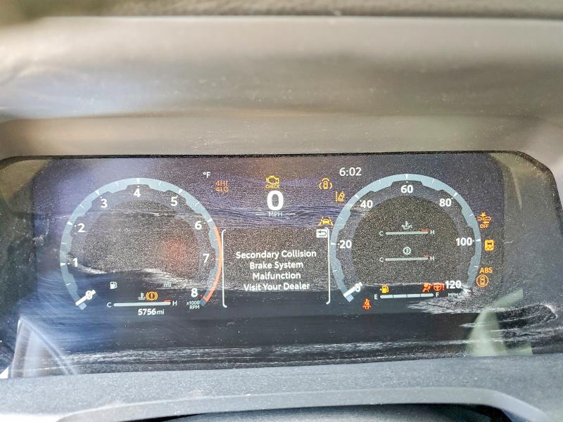 2025 Toyota Tacoma VIN 3TYLC5LN1ST041119 COPART salvage auction — FRONT END, TX - SALVAGE VEHICLE TITLE, sold $22,300 on 2026-07-28 (photo 9)