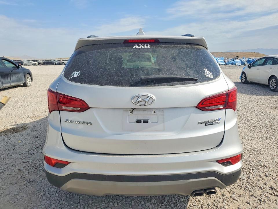 2018 Hyundai Santa fe VIN 5XYZWDLA3JG515328 COPART salvage auction — MECHANICAL, UT - CERTIFICATE OF TITLE, sold $200 on 2026-07-21 (photo 6)