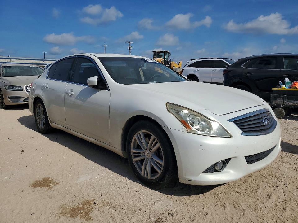 2012 Infiniti G VIN JN1CV6AP6CM624589 COPART salvage auction — REAR END, Tx - Certificate Of Title, sold $500 on 2026-07-23 (photo 4)