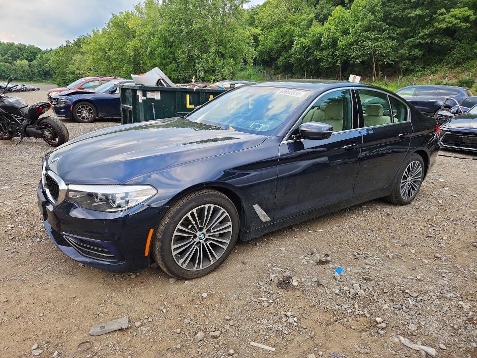 2019 BMW 5er VIN WBAJE7C52KWW38141 COPART salvage auction — ROOF, NY - MV-907A SALVAGE CERTIFICATE, sold $8,100 on 2026-07-23 (photo 1)