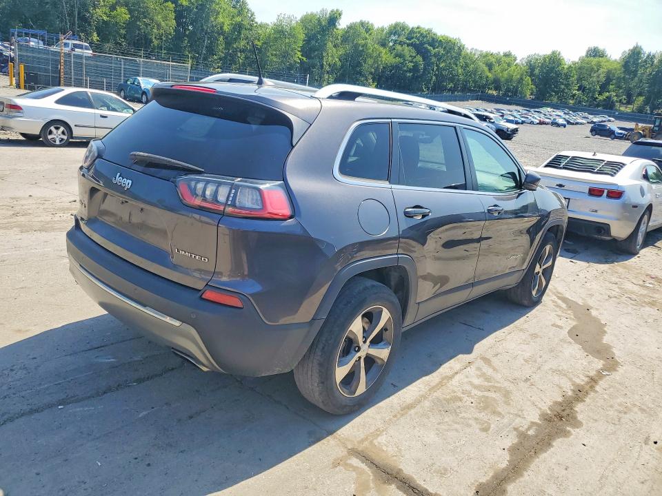2019 Jeep Cherokee VIN 1C4PJMDN7KD191632 COPART salvage auction — MECHANICAL, PA - CERT OF TITLE, sold $2,900 on 2026-08-13 (photo 3)