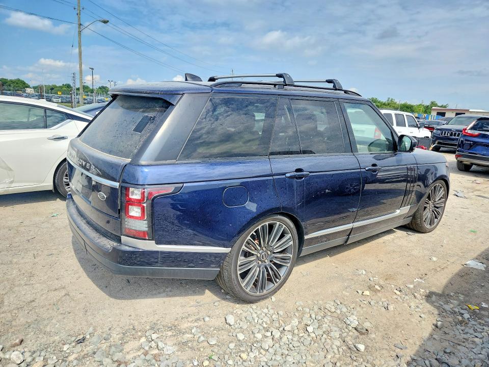 2017 Land rover RANGE ROVER VIN SALGS2FV1HA339467 COPART salvage auction — MECHANICAL, MT - CERTIFICATE OF TITLE, sold $9,800 on 2026-07-28 (photo 3)