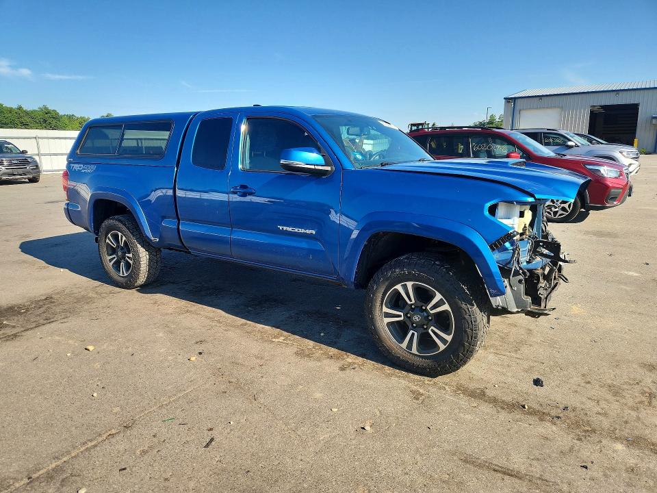 2017 Toyota Tacoma VIN 5TFSZ5AN9HX116337 COPART salvage auction — FRONT END, Me - Cert Of Title-Salvage Collisio, sold $100 on 2026-07-29 (photo 4)