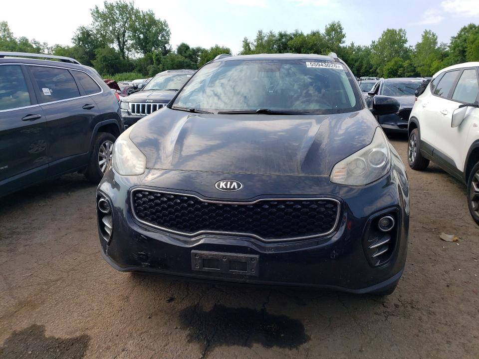 2017 Kia Sportage VIN KNDPMCAC0H7085938 COPART salvage auction — FRONT END, CT - CERT OF TITLE-SALVAGE, sold $2,200 on 2026-07-17 (photo 5)
