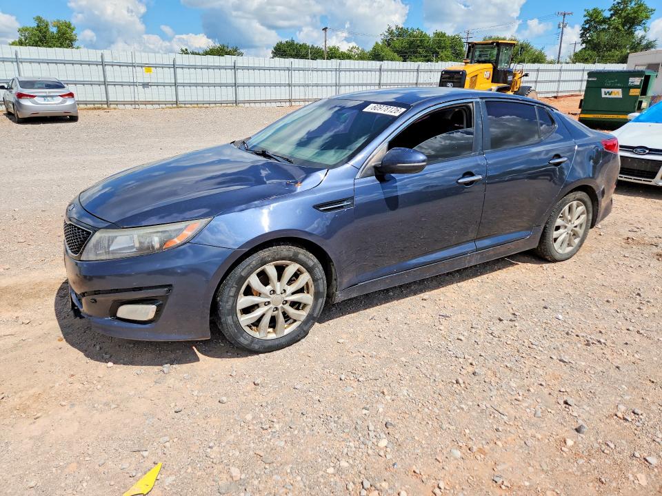 2015 Kia Optima VIN 5XXGM4A72FG399328 COPART salvage auction — FRONT END, Salvage Title, sold $400 on 2026-07-28 (photo 1)