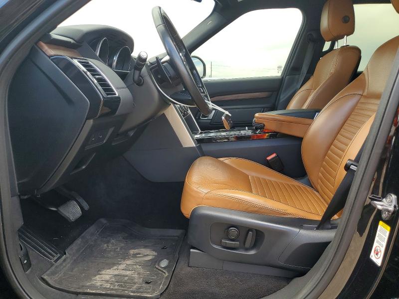 2017 Land rover Discovery VIN SALRRBBV9HA039296 COPART salvage auction — FRONT END, Tx - Salvage Vehicle Title, sold $10,000 on 2026-08-13 (photo 7)
