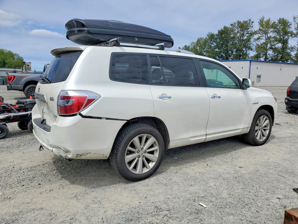 2010 Toyota Highlander hybrid VIN JTEJW3EH1A2047204 COPART salvage auction — REAR END, WA - BILL OF SALE, sold $1,100 on 2026-07-20 (photo 3)