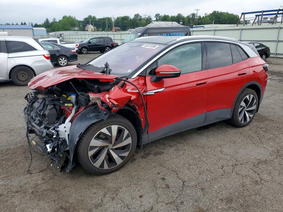 2022 Volkswagen Id.4 VIN WVGUNPE20NP045942 COPART salvage auction — FRONT END, Pa - Certificate Of Salvage, sold $7,400 on 2026-08-14 (photo 1)