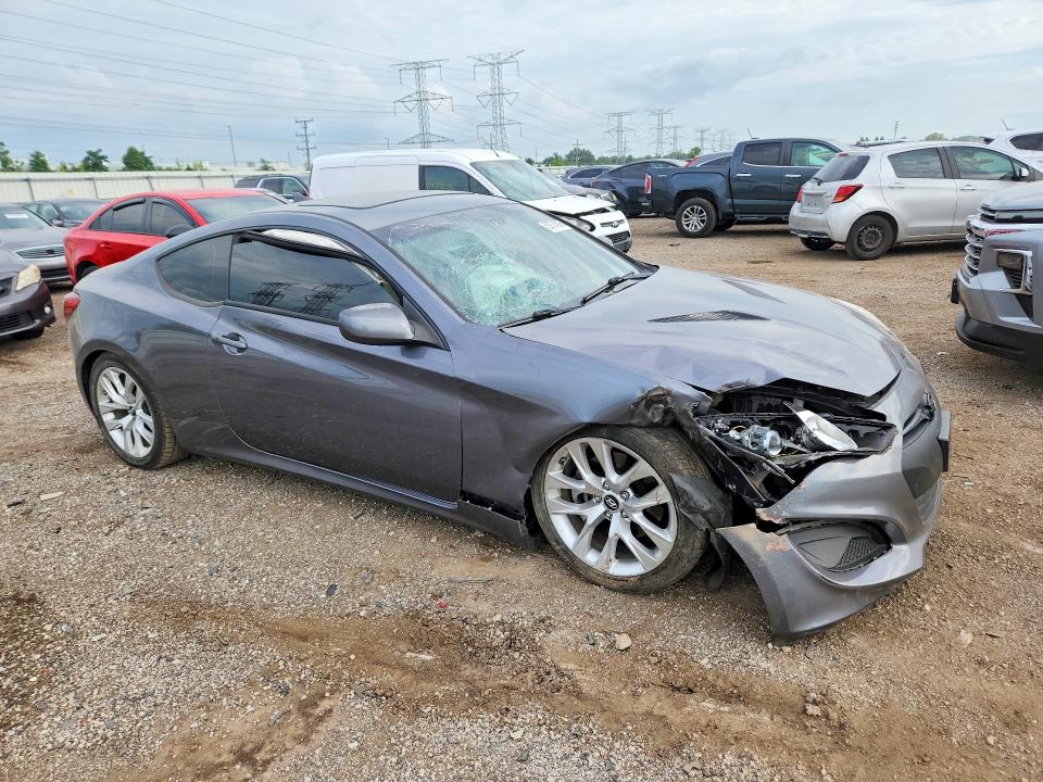 2013 Hyundai Genesis coupe VIN KMHHT6KD1DU112331 COPART salvage auction — FRONT END, Il - Certificate Of Title, sold $700 on 2026-07-28 (photo 4)