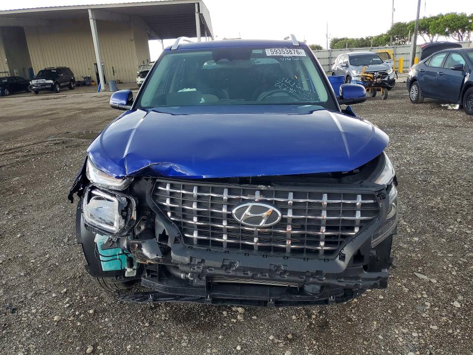 2024 Hyundai Venue VIN KMHRC8A30RU316232 COPART salvage auction — FRONT END, Fl - Certificate Of Destruction, sold $3,850 on 2026-07-15 (photo 5)