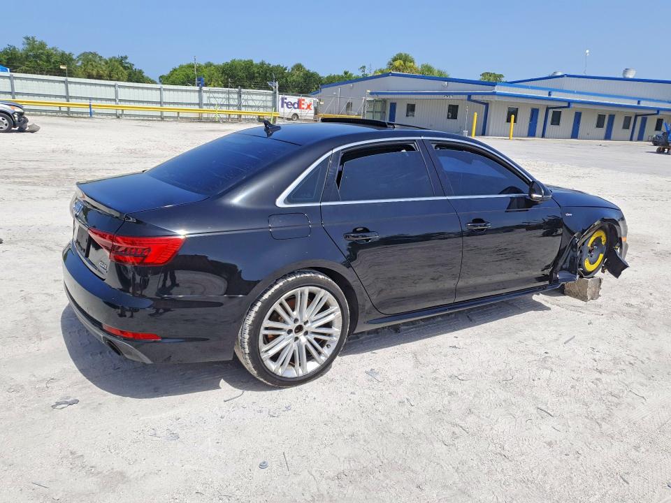 2017 Audi A4 VIN WAUENAF42HN062759 COPART salvage auction — FRONT END, Fl - Certificate Of Destruction (P), sold $90 on 2026-07-15 (photo 3)