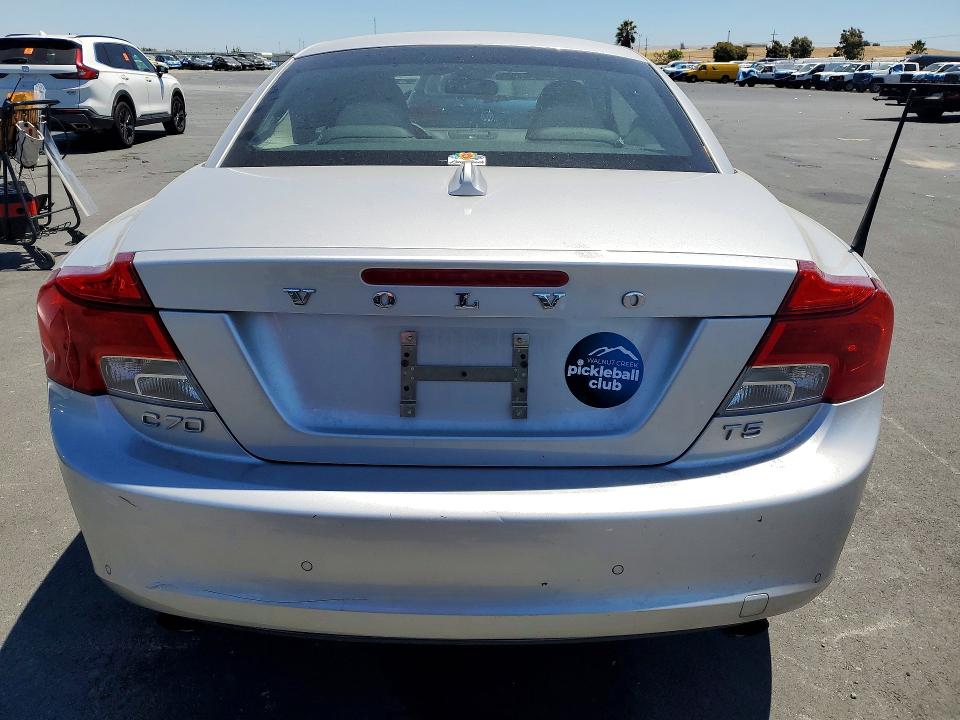 2012 Volvo C70 VIN YV1672MC7CJ123342 COPART salvage auction — FRONT END, Ca - Salvage Certificate, sold $175 on 2026-07-22 (photo 6)