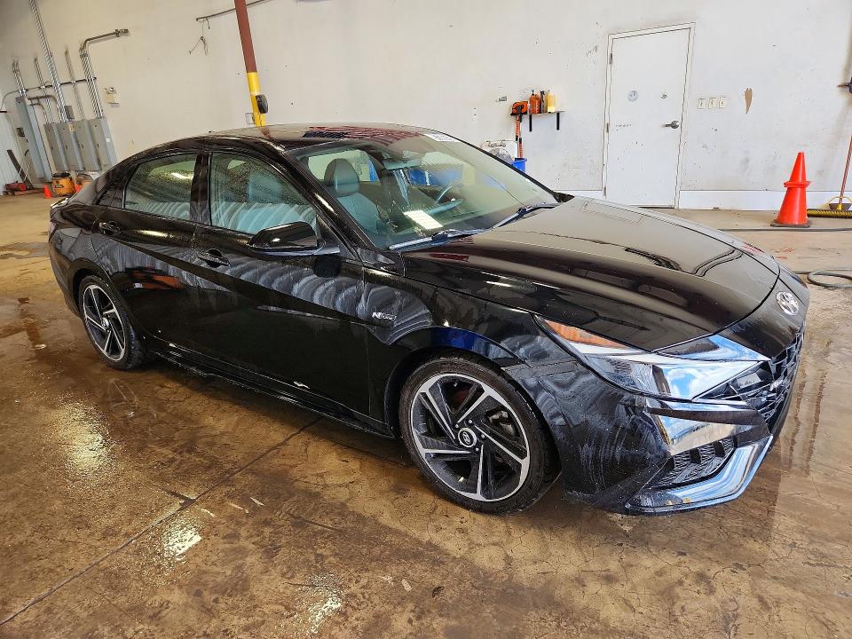 2021 Hyundai Elantra VIN KMHLR4AF4MU153200 COPART salvage auction — MECHANICAL, Wv - Certificate Of Title, sold $1,600 on 2026-07-28 (photo 4)