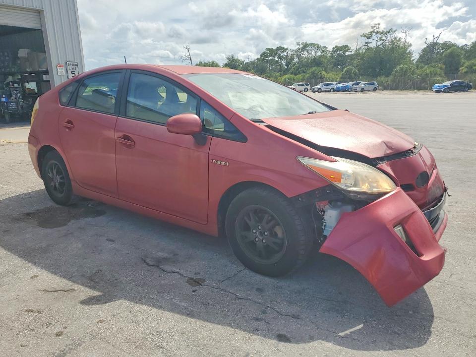 2013 Toyota Prius VIN JTDKN3DU6D1726292 COPART salvage auction — FRONT END, FL - CERTIFICATE OF TITLE, sold $1,300 on 2026-07-29 (photo 4)