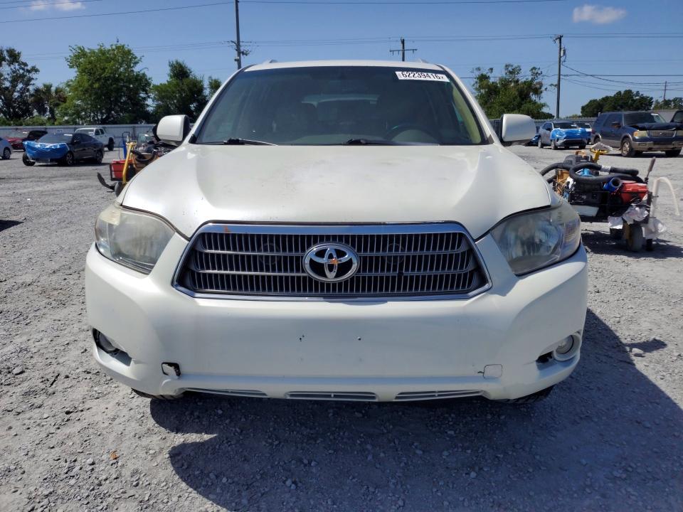 2008 Toyota Highlander hybrid VIN JTEEW44AX82020167 COPART salvage auction — MINOR DENT/SCRATCHES, Fl - Certificate Of Title, sold $1,800 on 2026-07-30 (photo 5)