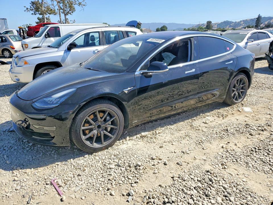 2018 Tesla Model 3 VIN 5YJ3E1EAXJF171802 COPART salvage auction — FRONT END, Ca - Salvage Certificate, sold $3,800 on 2026-07-16 (photo 1)