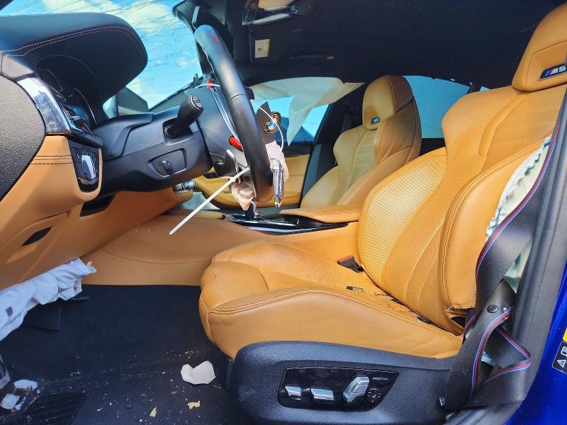 2019 BMW M5 VIN WBSJF0C59KB446979 COPART salvage auction — FRONT END, Ny - Mv-907A Salvage Certificate, sold $9,500 on 2026-08-04 (photo 7)
