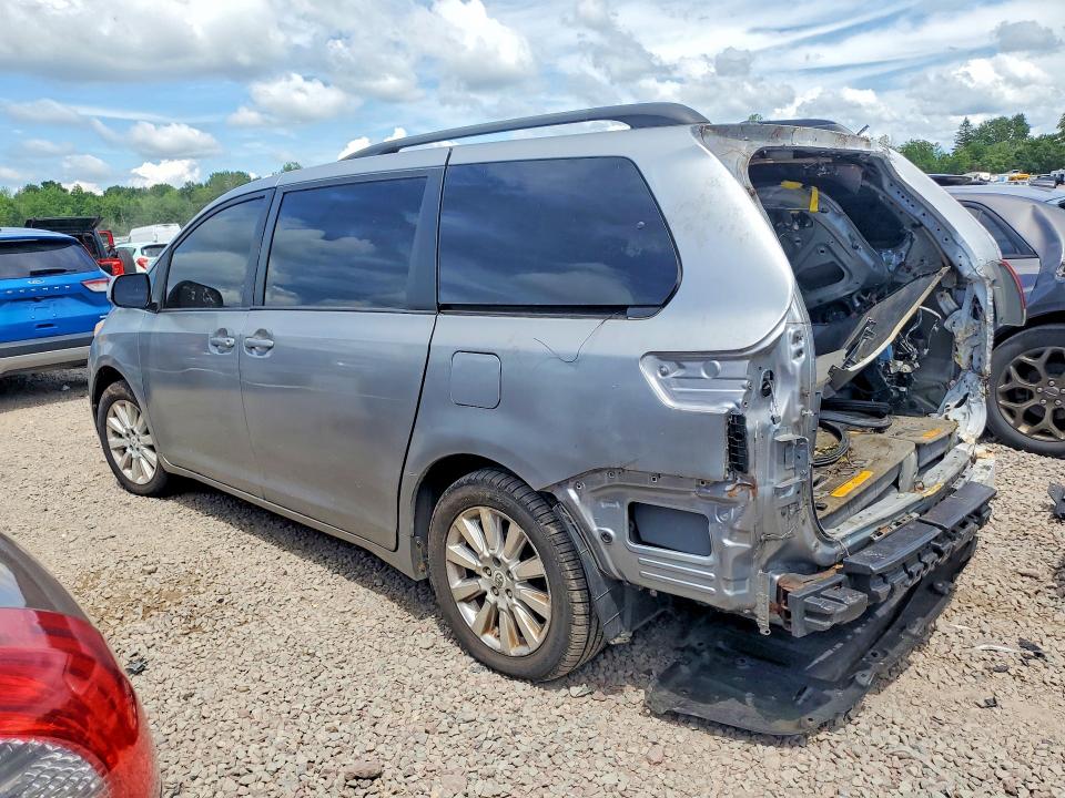 2011 Toyota Sienna VIN 5TDDK3DC5BS020908 COPART salvage auction — REAR END, Ny - Certificate Of Title, sold $1,150 on 2026-07-29 (photo 2)
