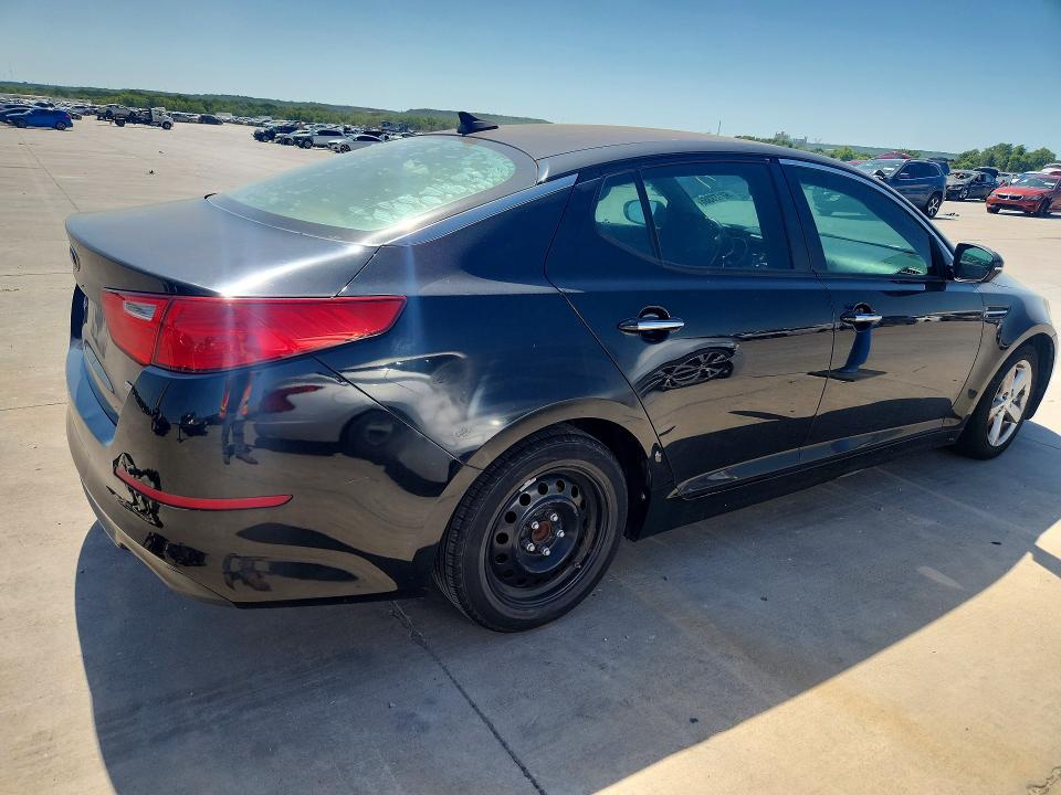 2015 Kia Optima VIN 5XXGM4A75FG351922 COPART salvage auction — FRONT END, TX - CERTIFICATE OF TITLE, sold $200 on 2026-07-27 (photo 3)