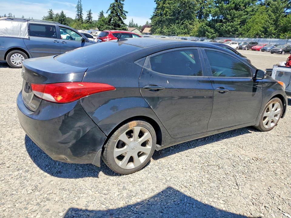 2012 Hyundai Elantra VIN KMHDH4AE7CU272033 COPART salvage auction — FRONT END, WA - BILL OF SALE, sold $575 on 2026-07-24 (photo 3)