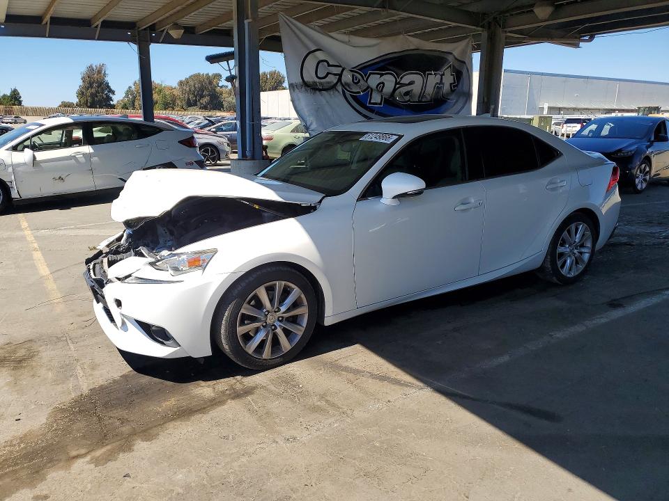 2014 Lexus Is VIN JTHBF1D2XE5035453 COPART salvage auction — FRONT END, CA - SALVAGE CERTIFICATE, sold $2,850 on 2026-07-23 (photo 1)