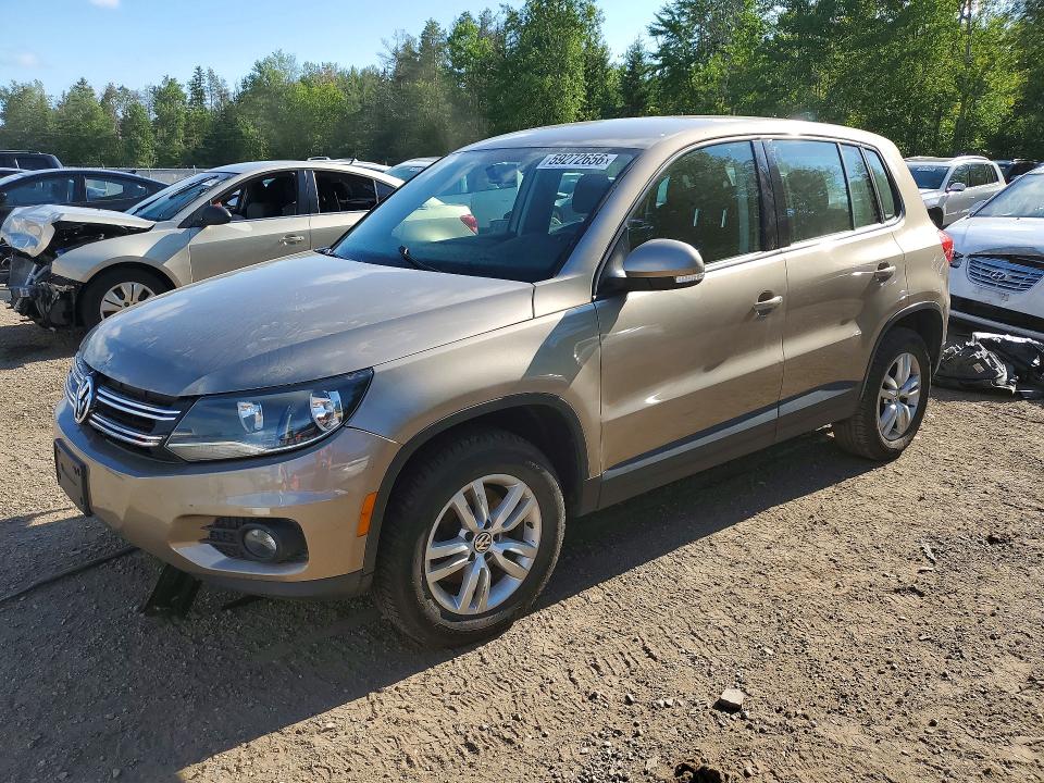 2015 Volkswagen Tiguan VIN WVGJV7AXXFW006464 COPART salvage auction — UNDERCARRIAGE, ON - PERMIT SALVAGE, sold $300 on 2026-07-16 (photo 1)