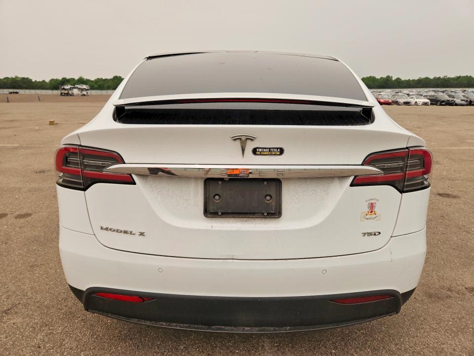2016 Tesla Model x VIN 5YJXCBE28GF013425 COPART salvage auction — SIDE, Ny - Mv-907A Salvage Certificate, sold $6,600 on 2026-07-20 (photo 6)
