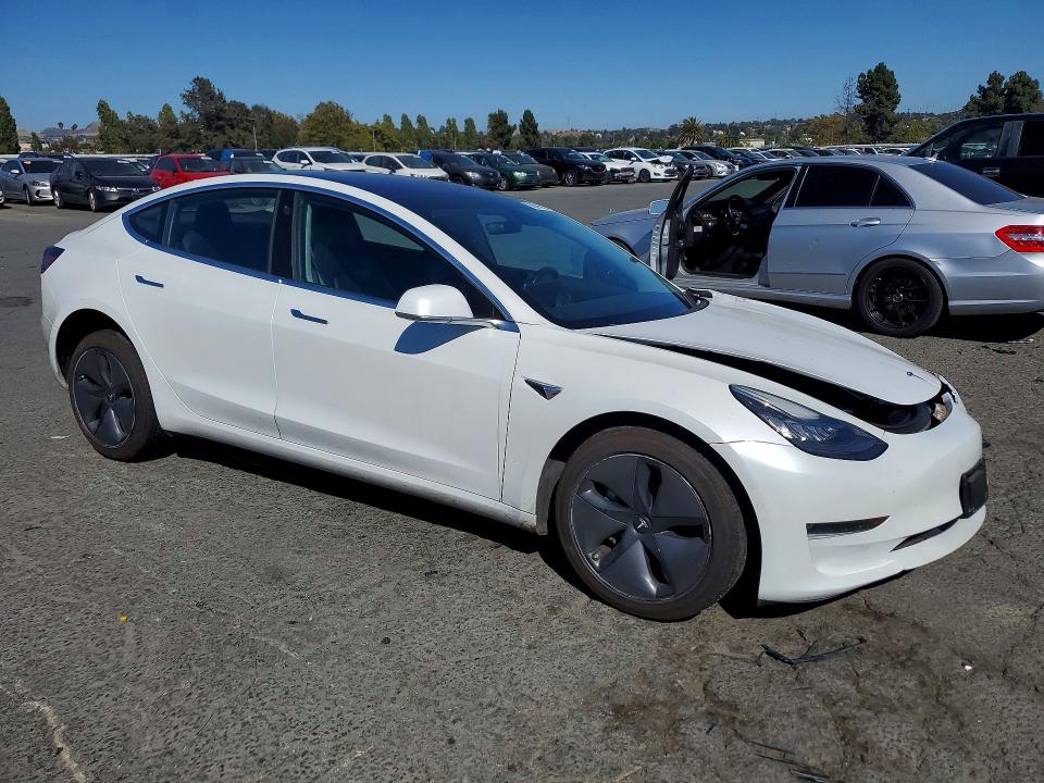 2018 Tesla Model 3 VIN 5YJ3E1EA1JF014773 COPART salvage auction — FRONT END, Ca - Salvage Certificate, sold $3,650 on 2026-07-24 (photo 4)