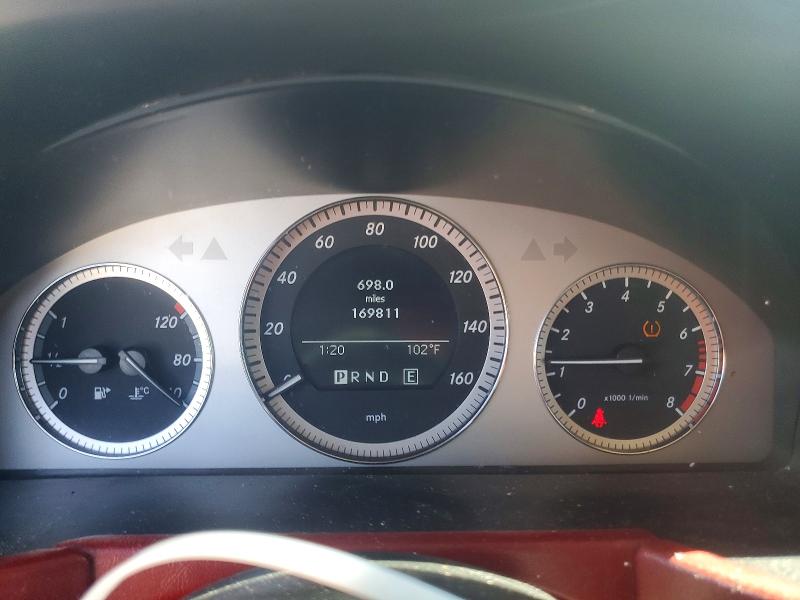 2012 Mercedes-benz Glk-klasse VIN WDCGG5GB5CF818494 COPART salvage auction — REAR END, Ca - Salvage Certificate, sold $1,050 on 2026-08-18 (photo 9)