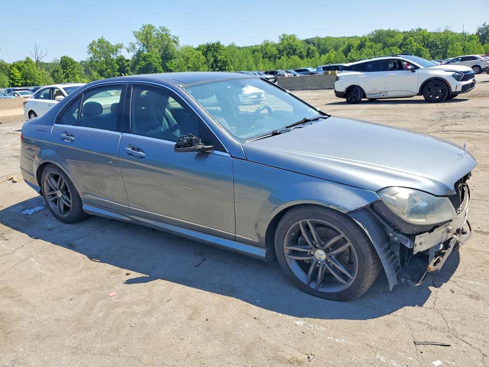 2012 Mercedes-benz C-klasse VIN WDDGF8BB3CR208888 COPART salvage auction — FRONT END, Ny - Mv-907A Salvage Certificate, sold $600 on 2026-07-28 (photo 4)