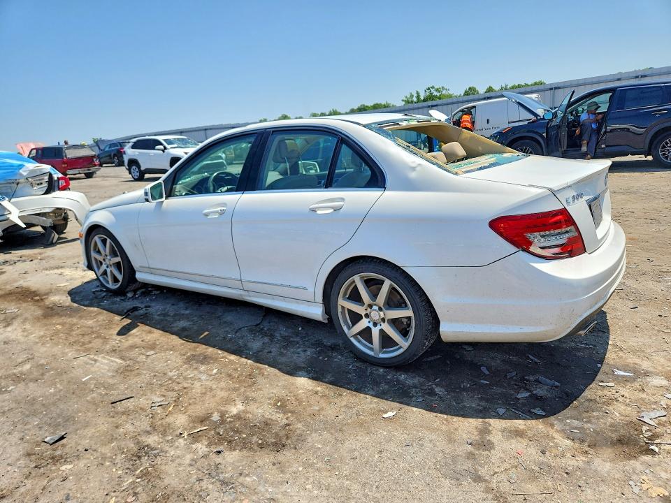 2014 Mercedes-benz C class VIN WDDGF8AB2EA923339 COPART salvage auction — REAR END, Va - Certificate Of Title, sold $3,550 on 2026-07-15 (photo 2)