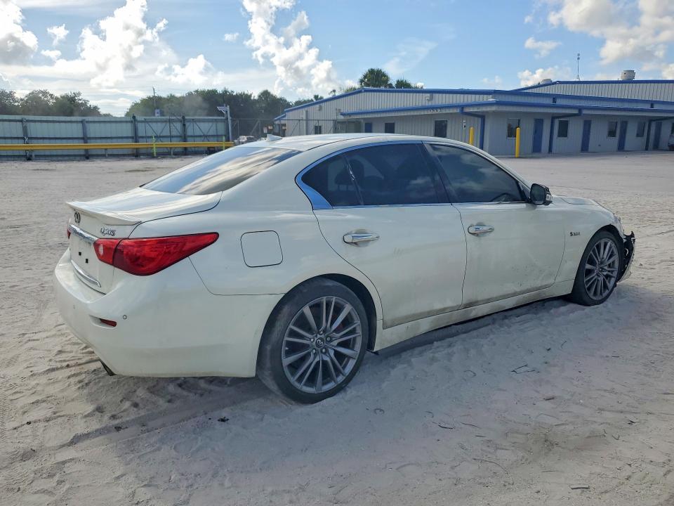 2017 Infiniti Q50 VIN JN1FV7AR7HM870756 COPART salvage auction — FRONT END, Va - Certificate Of Title, sold $4,000 on 2026-07-08 (photo 3)